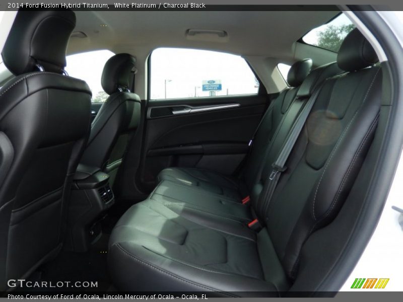 Rear Seat of 2014 Fusion Hybrid Titanium
