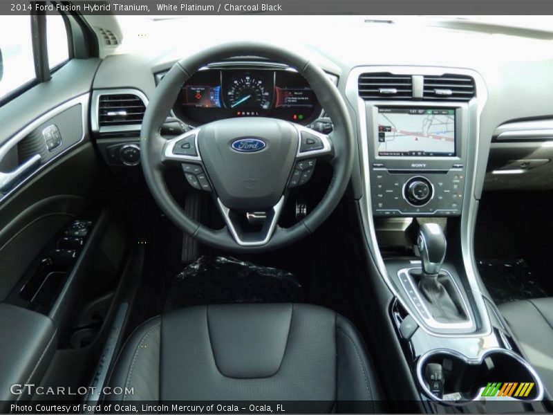 Dashboard of 2014 Fusion Hybrid Titanium