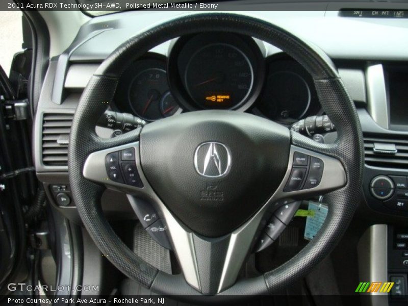 Polished Metal Metallic / Ebony 2011 Acura RDX Technology SH-AWD