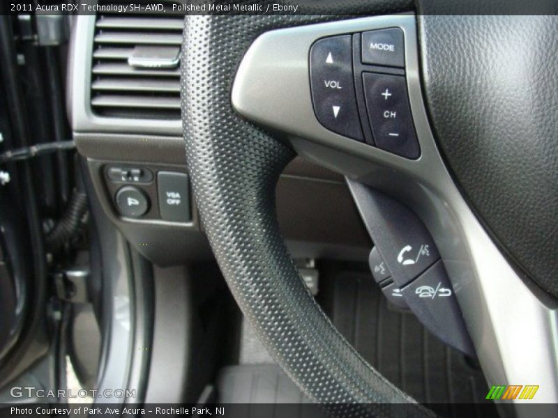 Polished Metal Metallic / Ebony 2011 Acura RDX Technology SH-AWD