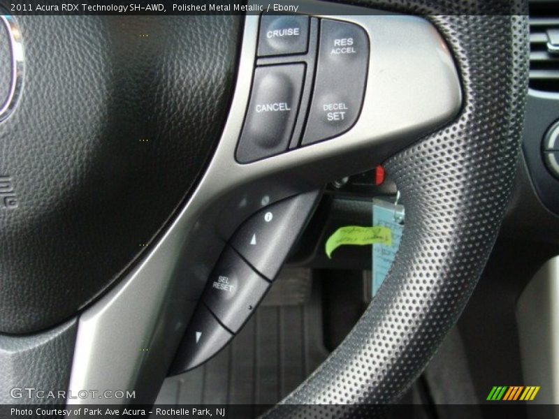 Polished Metal Metallic / Ebony 2011 Acura RDX Technology SH-AWD
