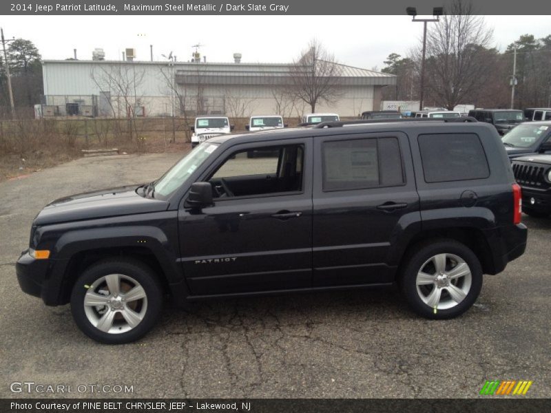 Maximum Steel Metallic / Dark Slate Gray 2014 Jeep Patriot Latitude