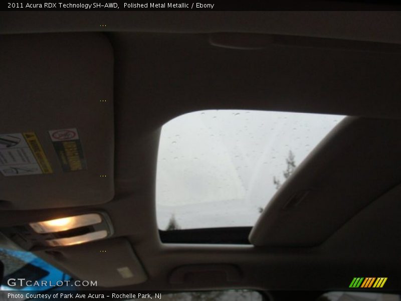 Polished Metal Metallic / Ebony 2011 Acura RDX Technology SH-AWD