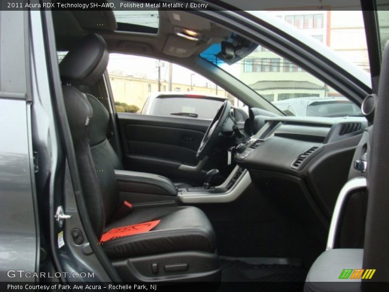 Polished Metal Metallic / Ebony 2011 Acura RDX Technology SH-AWD