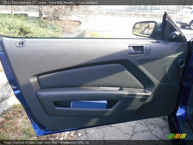 Kona Blue Metallic / Charcoal Black 2012 Ford Mustang GT Coupe
