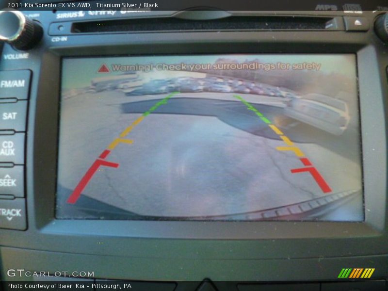 Titanium Silver / Black 2011 Kia Sorento EX V6 AWD