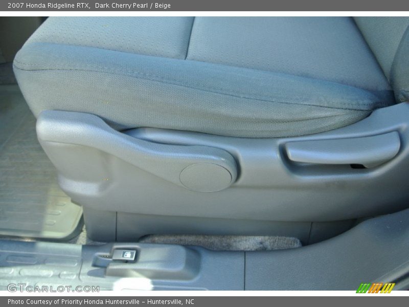 Dark Cherry Pearl / Beige 2007 Honda Ridgeline RTX