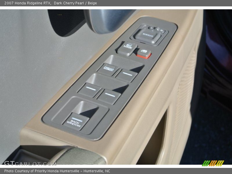 Dark Cherry Pearl / Beige 2007 Honda Ridgeline RTX