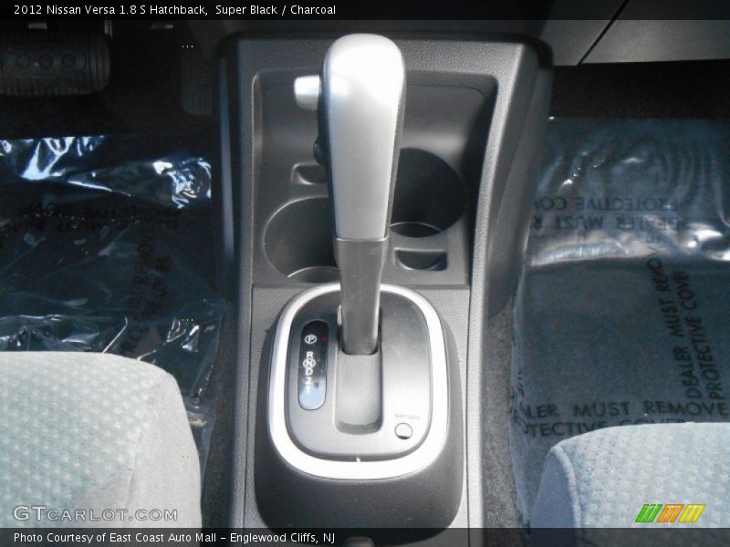 Super Black / Charcoal 2012 Nissan Versa 1.8 S Hatchback