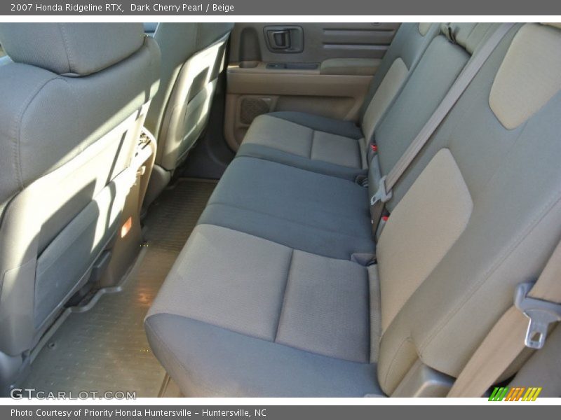 Dark Cherry Pearl / Beige 2007 Honda Ridgeline RTX