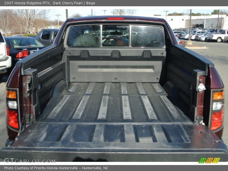 Dark Cherry Pearl / Beige 2007 Honda Ridgeline RTX