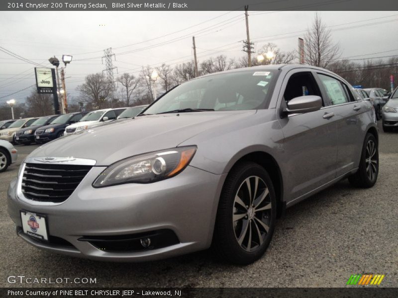 Billet Silver Metallic / Black 2014 Chrysler 200 Touring Sedan