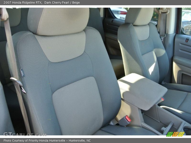Dark Cherry Pearl / Beige 2007 Honda Ridgeline RTX