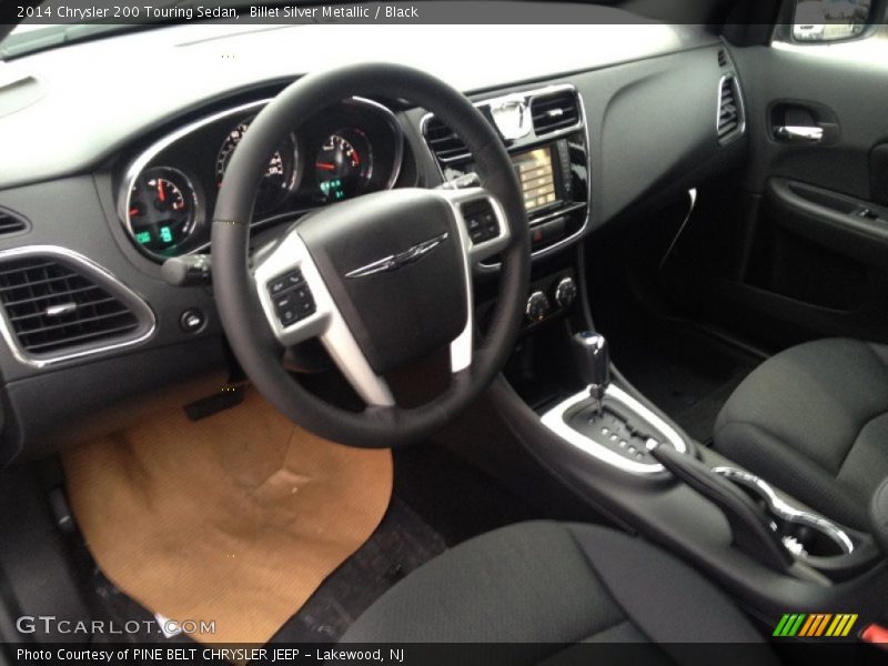 Billet Silver Metallic / Black 2014 Chrysler 200 Touring Sedan