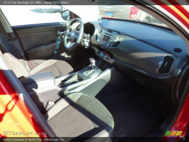 Signal Red / Black 2013 Kia Sportage EX AWD