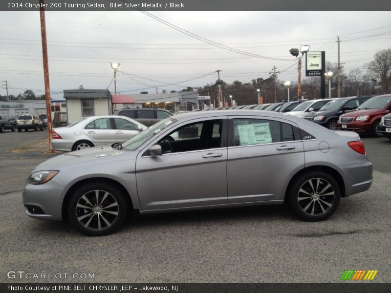 Billet Silver Metallic / Black 2014 Chrysler 200 Touring Sedan