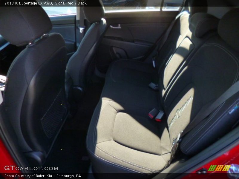Signal Red / Black 2013 Kia Sportage EX AWD