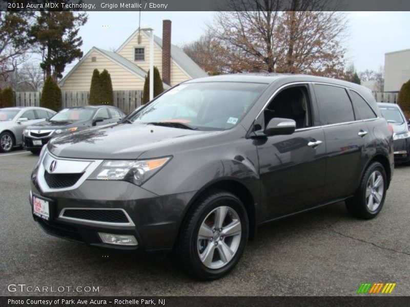 Grigio Metallic / Ebony 2011 Acura MDX Technology