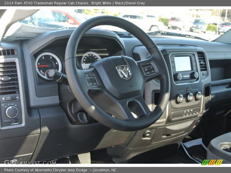 Bright White / Black/Diesel Gray 2014 Ram 4500 Tradesman Regular Cab Chassis