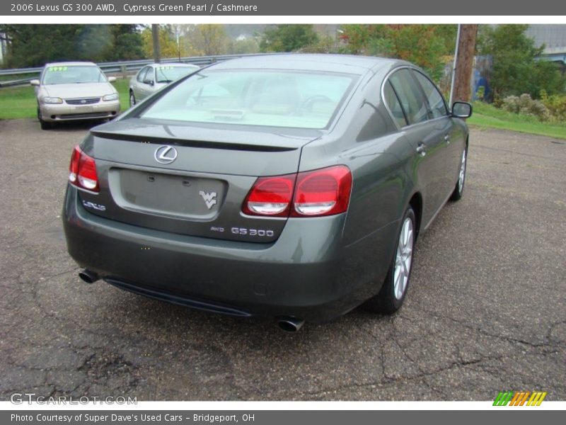 Cypress Green Pearl / Cashmere 2006 Lexus GS 300 AWD
