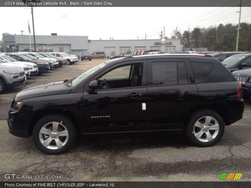 Black / Dark Slate Gray 2014 Jeep Compass Latitude 4x4