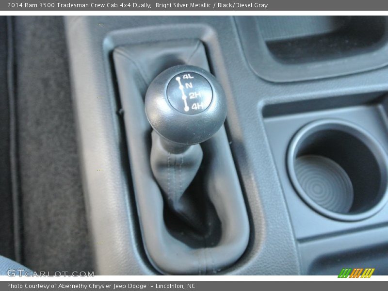 Bright Silver Metallic / Black/Diesel Gray 2014 Ram 3500 Tradesman Crew Cab 4x4 Dually