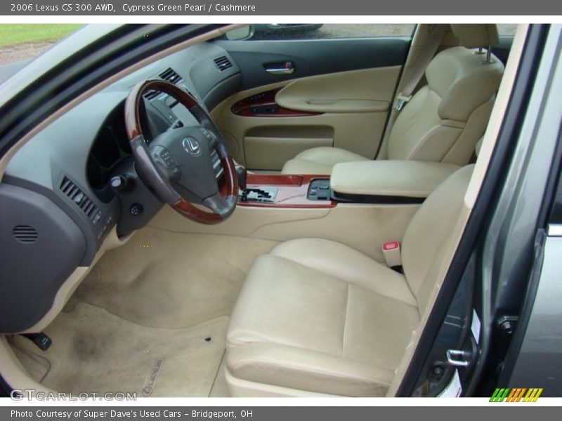 Cypress Green Pearl / Cashmere 2006 Lexus GS 300 AWD