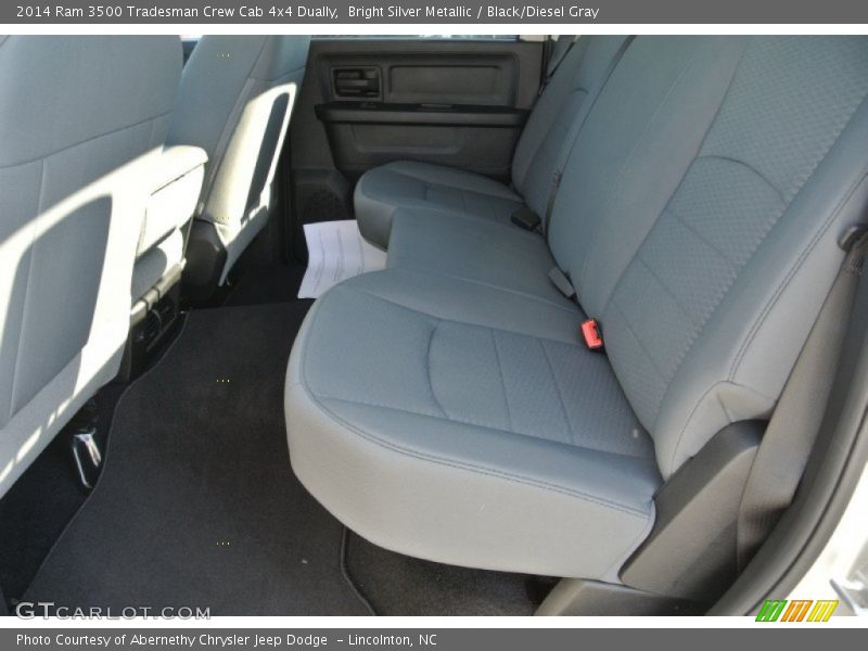 Bright Silver Metallic / Black/Diesel Gray 2014 Ram 3500 Tradesman Crew Cab 4x4 Dually