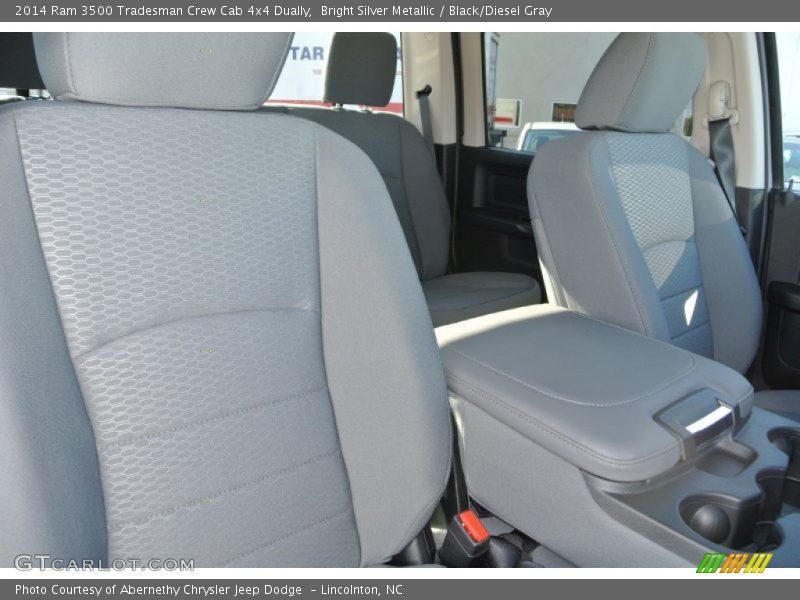 Bright Silver Metallic / Black/Diesel Gray 2014 Ram 3500 Tradesman Crew Cab 4x4 Dually