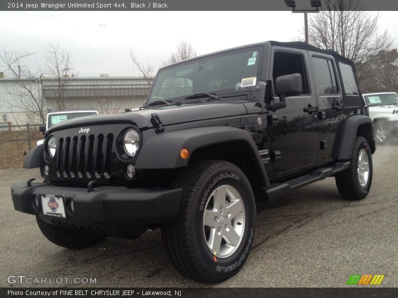 Black / Black 2014 Jeep Wrangler Unlimited Sport 4x4