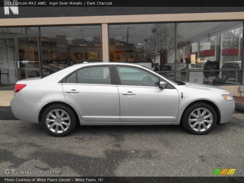 Ingot Silver Metallic / Dark Charcoal 2011 Lincoln MKZ AWD