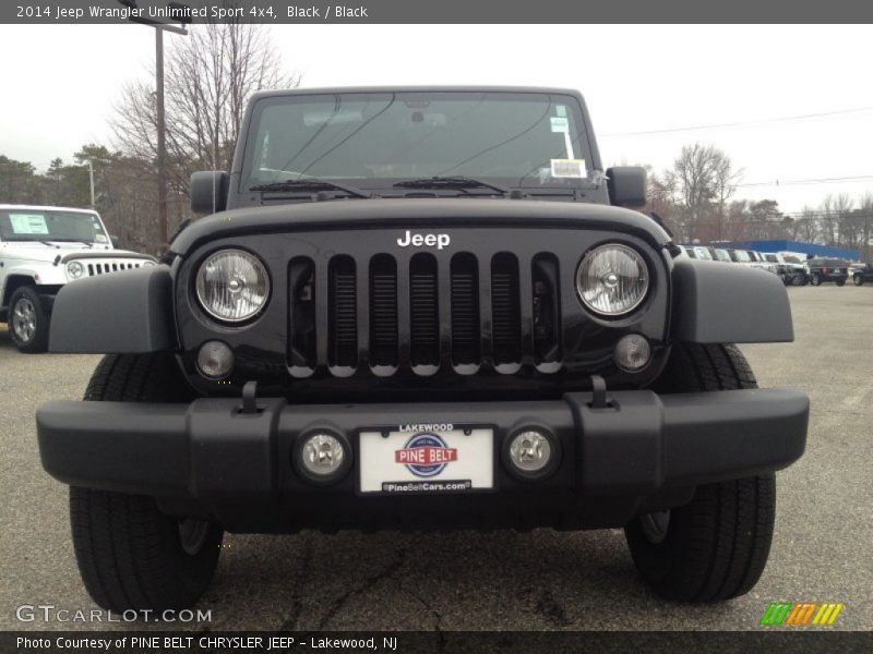 Black / Black 2014 Jeep Wrangler Unlimited Sport 4x4