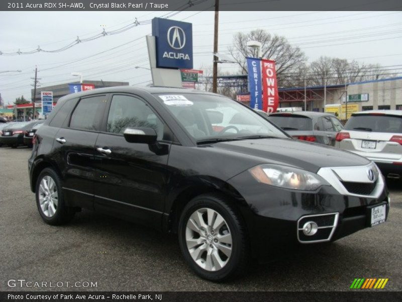 Crystal Black Pearl / Taupe 2011 Acura RDX SH-AWD