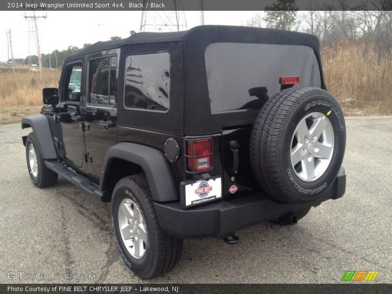 Black / Black 2014 Jeep Wrangler Unlimited Sport 4x4