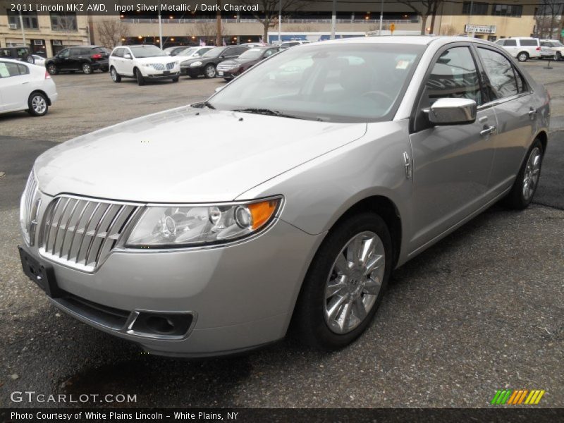 Ingot Silver Metallic / Dark Charcoal 2011 Lincoln MKZ AWD