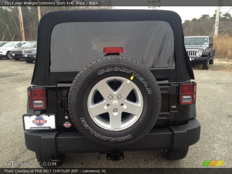 Black / Black 2014 Jeep Wrangler Unlimited Sport 4x4