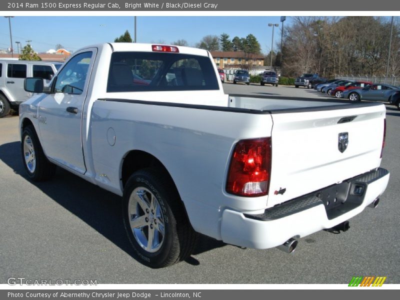 Bright White / Black/Diesel Gray 2014 Ram 1500 Express Regular Cab