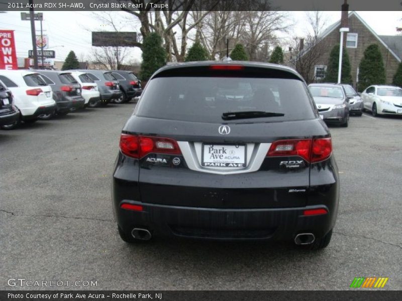 Crystal Black Pearl / Taupe 2011 Acura RDX SH-AWD