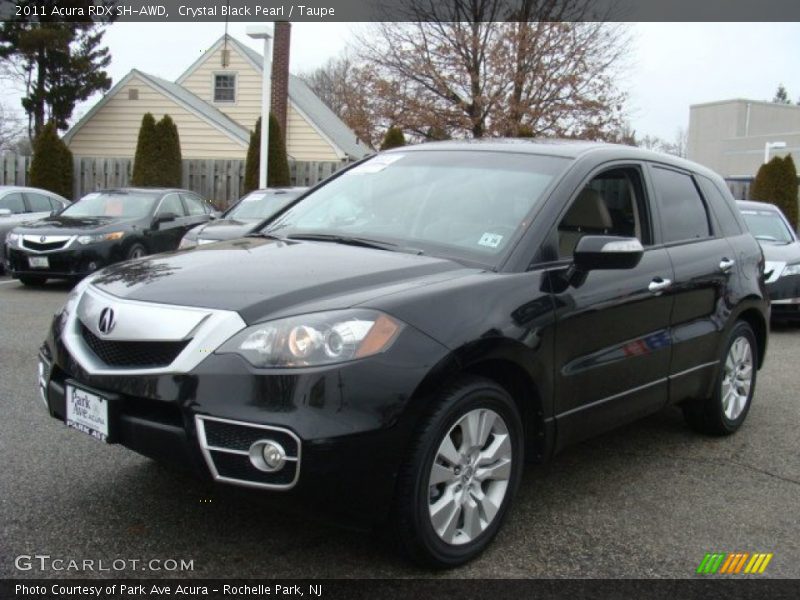 Crystal Black Pearl / Taupe 2011 Acura RDX SH-AWD