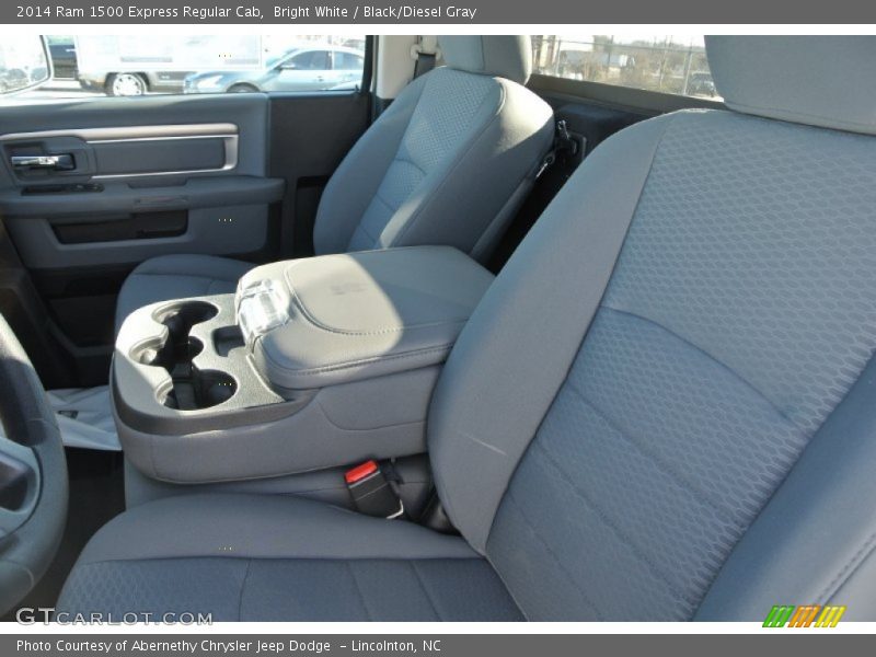 Bright White / Black/Diesel Gray 2014 Ram 1500 Express Regular Cab