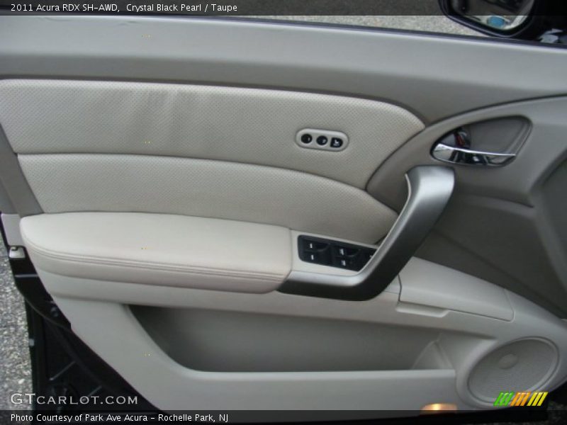 Crystal Black Pearl / Taupe 2011 Acura RDX SH-AWD