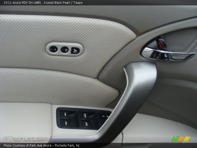 Crystal Black Pearl / Taupe 2011 Acura RDX SH-AWD