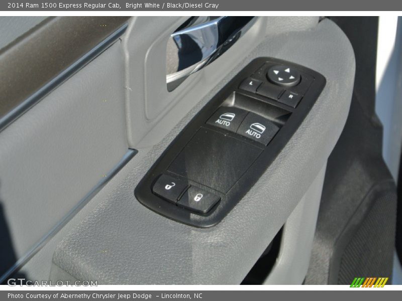 Bright White / Black/Diesel Gray 2014 Ram 1500 Express Regular Cab