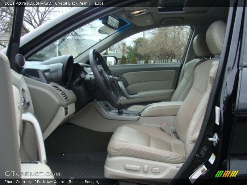 Crystal Black Pearl / Taupe 2011 Acura RDX SH-AWD