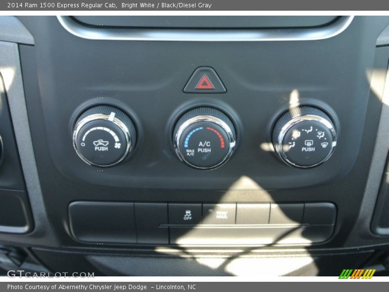 Bright White / Black/Diesel Gray 2014 Ram 1500 Express Regular Cab