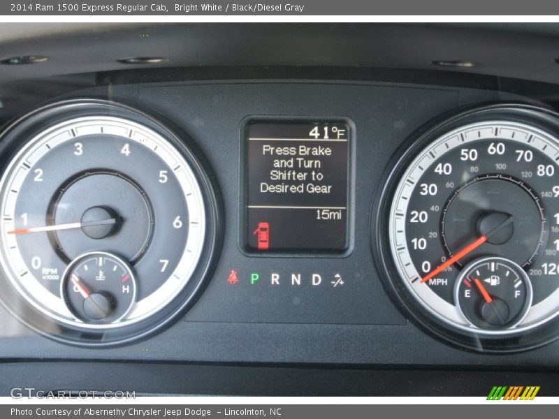 Bright White / Black/Diesel Gray 2014 Ram 1500 Express Regular Cab