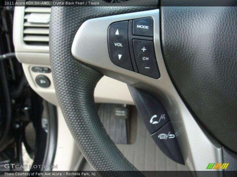 Crystal Black Pearl / Taupe 2011 Acura RDX SH-AWD