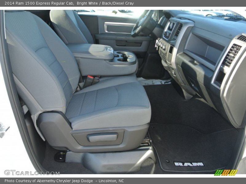 Bright White / Black/Diesel Gray 2014 Ram 1500 Express Regular Cab