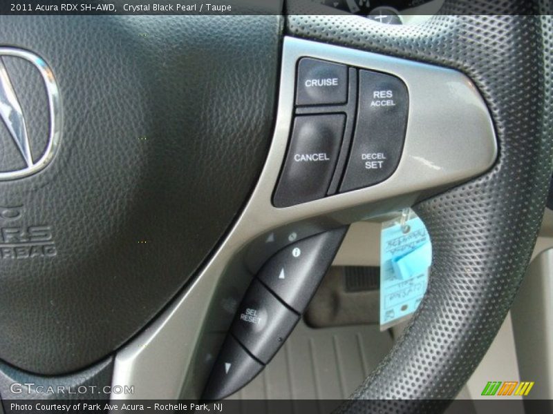 Crystal Black Pearl / Taupe 2011 Acura RDX SH-AWD