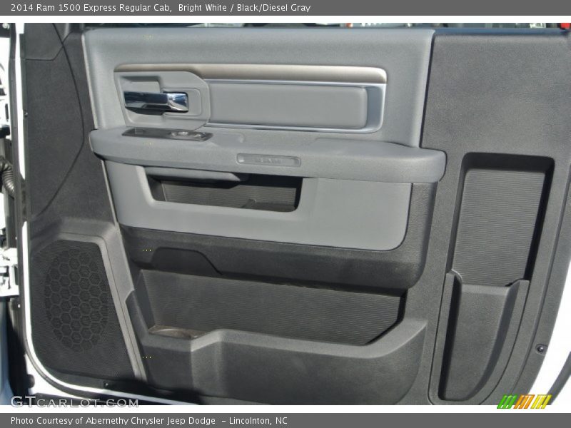 Bright White / Black/Diesel Gray 2014 Ram 1500 Express Regular Cab